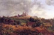 Oehme, Ernst Ferdinand Stolpen Castle oil painting